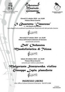 autunno musicale Genzanese