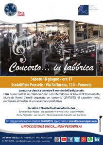 concerto in fabbrica