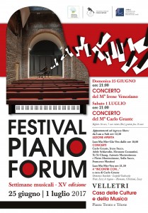 volantino PIANO FORUM fronte