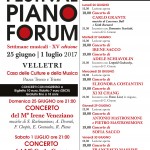 volantino PIANO FORUM retro ok