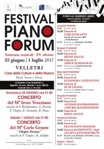 volantino PIANO FORUM retro ok