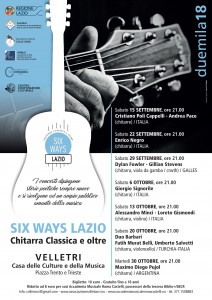 10 SETTEMBRE CHIOSTRO IN MUSICA 2018 - bis